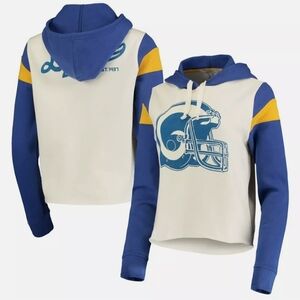 LA Rams Women's Cropped Pullover
